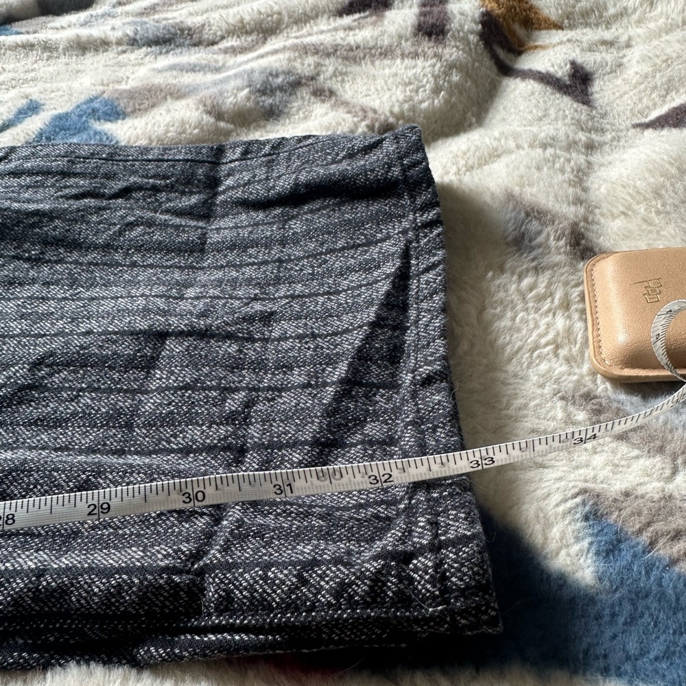 imogene + willie Gray Pinstripe Wide-Leg Pants - Picture 6 of 6